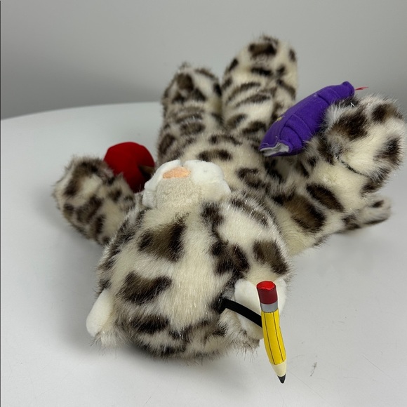 Build-A-Bear Sparkle Snow Leopard  Stuffed Animal with Teacher Accessories - Picture 10 of 11